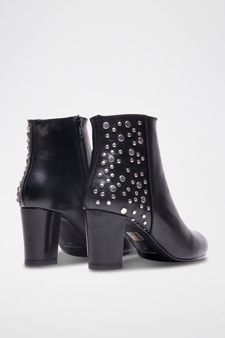 Stivaletti in pelle - Nero