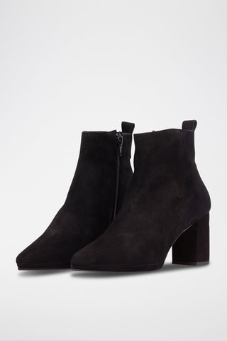 Bottines en nubuck Begona - Noir
