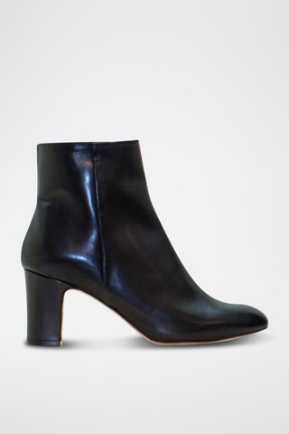 Bottines en cuir - Noir