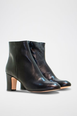 Bottines en cuir - Noir