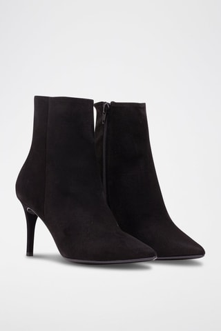 Nubuck Enkellaarzen Zwart