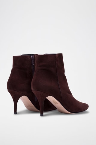 Bottines en nubuck Angelina - Marron