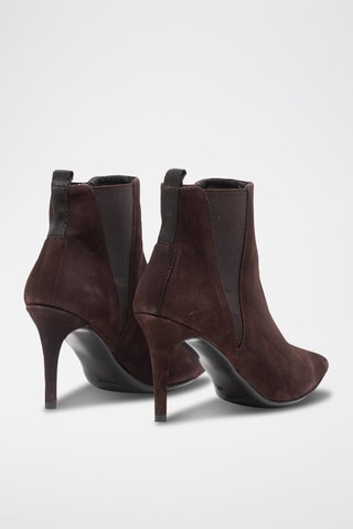Bottines Chelsea en nubuck - Marron
