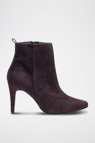 Bottines en nubuck Greta - Marron