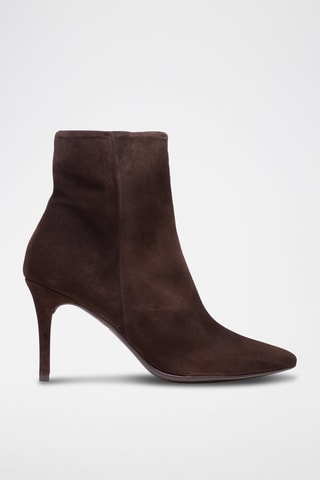 Nubuck Enkellaarzen Bruin