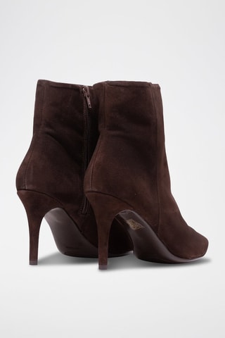 Nubuck Enkellaarzen Bruin