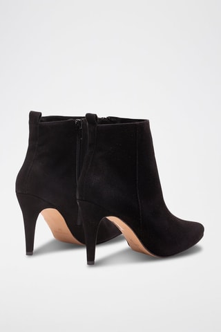 Nubuck Enkellaarzen Zwart