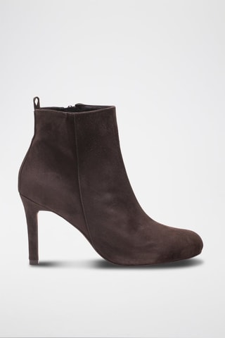 Nubuck Enkellaarzen Wanda Bruin