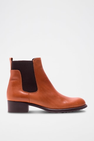 Leren Chelsea Boots Bruin
