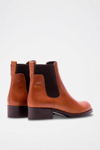 Leren Chelsea Boots Bruin