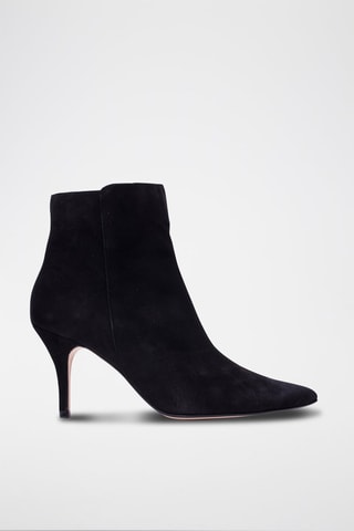 Bottines en nubuck Angelina - Noir