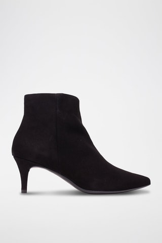 Bottines en nubuck Claudia - Noir