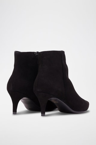 Bottines en nubuck Claudia - Noir