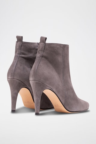 Nubuck Enkellaarzen Greta Grijs