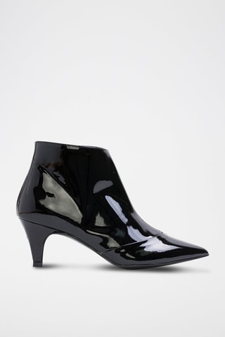 Bottines en cuir verni Carmina - Noir