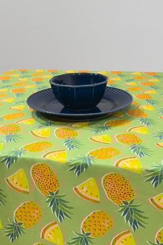 Mantel Kent pineaples - Verde y naranja