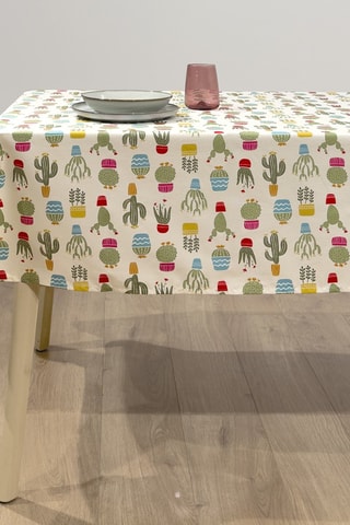 Mantel Kent Thorms - Verde y crudo