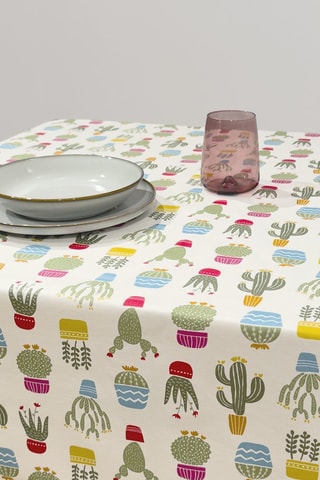 Mantel Kent Thorms - Verde y crudo