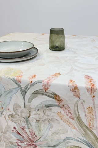 Mantel Twister Pampa - Azul y crudo