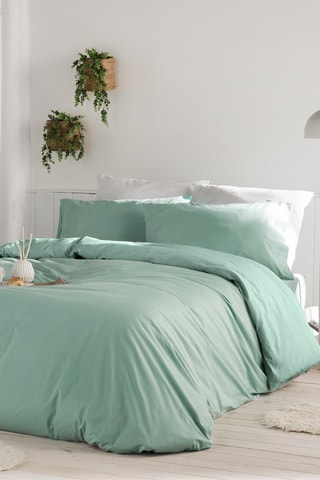 Funda nórdica de algodón 57 hilos/cm² Casual - Azul claro