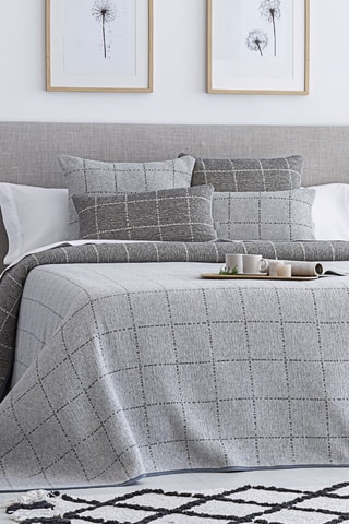 Colcha Marne - Gris perla