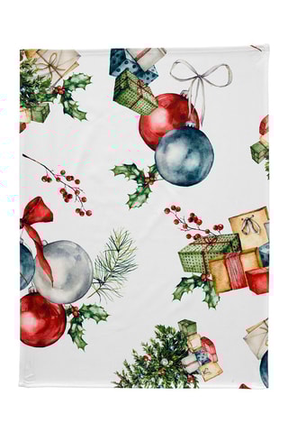 2 paños Present - Blanco y verde