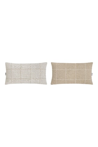 2 cojines Marne - Beige - 30 x 50 cm