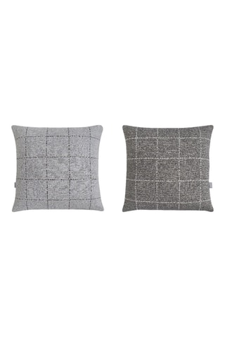2 cojines Marne - Gris - 50 x 50 cm