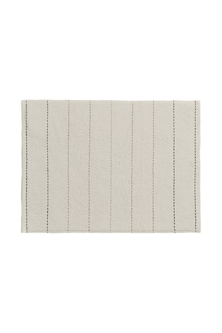 Alfombra de baño Bone - Beige - 50 x 70 cm