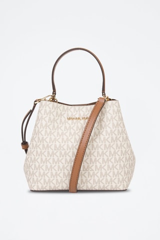 Bolso de piel - Crudo y marrón