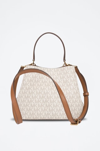 Bolso de piel - Crudo y marrón