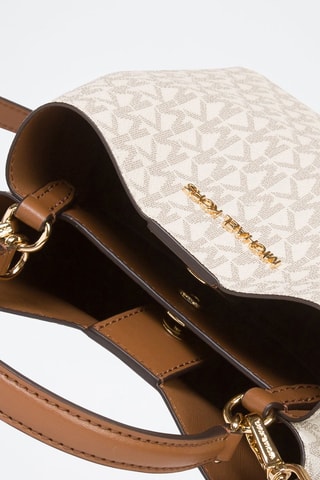 Bolso de piel - Crudo y marrón