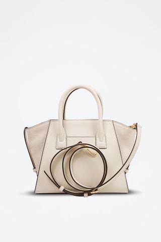 Bolso de piel - Crema