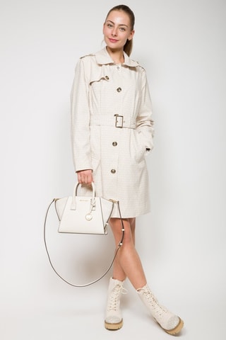 Bolso de piel - Crema