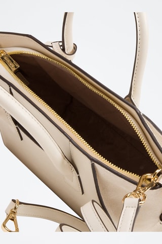 Bolso de piel - Crema