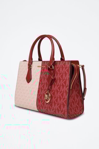 Bolso - Rojo y rosa empolvado