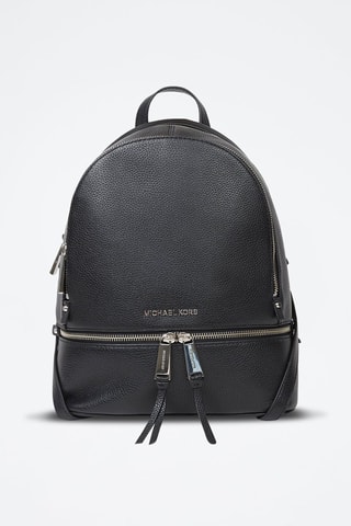 Mochila de piel - Negro