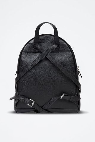 Mochila de piel - Negro