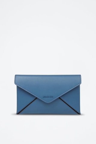 3 sobres de piel - Azul cobalto