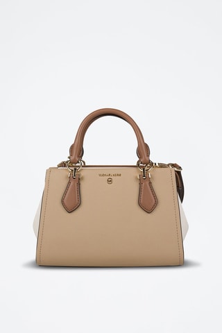 Bandolera de piel - Camel