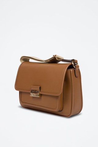 Leren Schoudertas Bradshaw - Camel