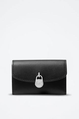 Cartera de piel bovina Emilia - Negro