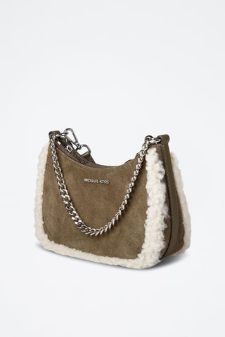 Bandolera de nobuk - Verde oliva