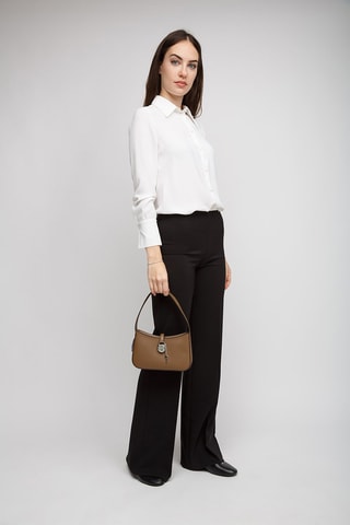 Bolso de piel - Marrón