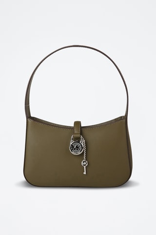 Bolso de piel - Verde oliva