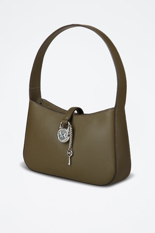 Bolso de piel - Verde oliva