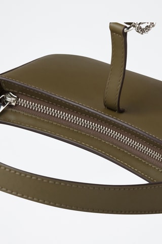 Bolso de piel - Verde oliva