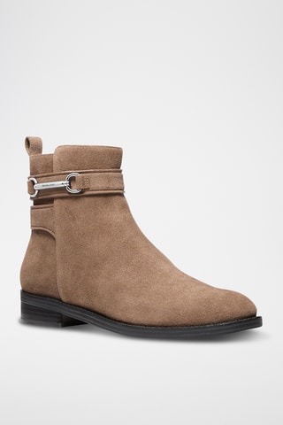 Botines de nobuk - Beige