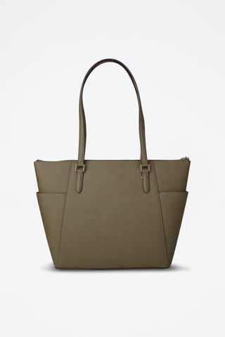 Bolso de piel - Caqui