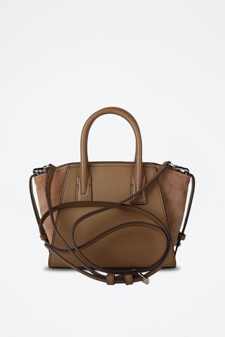 Bolso de piel - Marrón